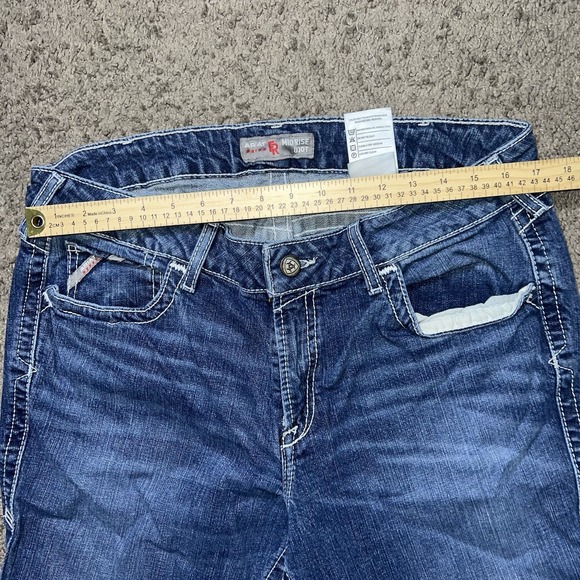 Ariat FR Jeans Womens 33R Blue Mid Rise Boot Cut Flame Resistant CAT 2 10016176 - Picture 5 of 7